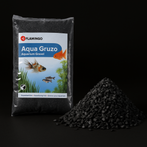 Grava flamingo negra 10kg. 1-2mm.