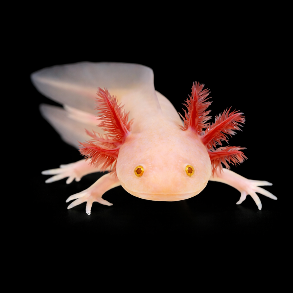 ajolote albino